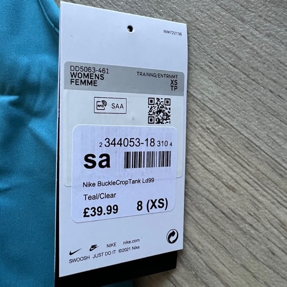 Nike gym top women’s size 8 blue colour - Picture 7 of 10